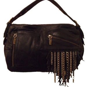 Junior Drake Kirrin Chain Fringe Leather Handbag